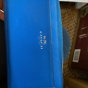 Royal Blue Coach Wallet